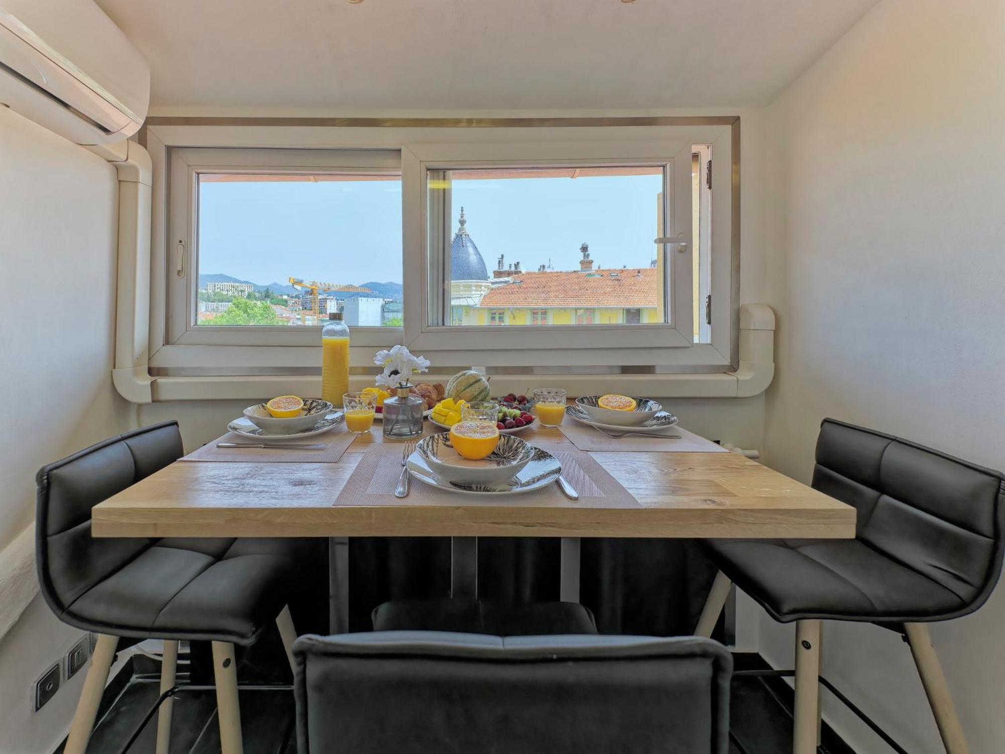 Appartement Cosy Avec Vue Panoramique ! Nice Eksteriør billede